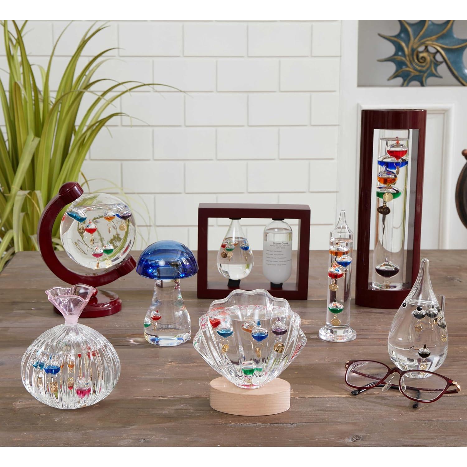 Estación Meteorológica Analógica JINGYUE con Termómetro Galileo 14.5x5.7cm