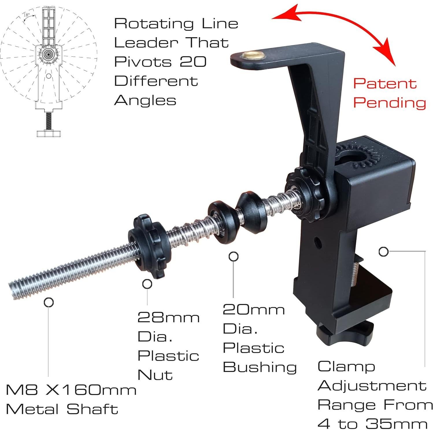 Soporte para cañas de pescar Rush Creek Creations 12 cañas
