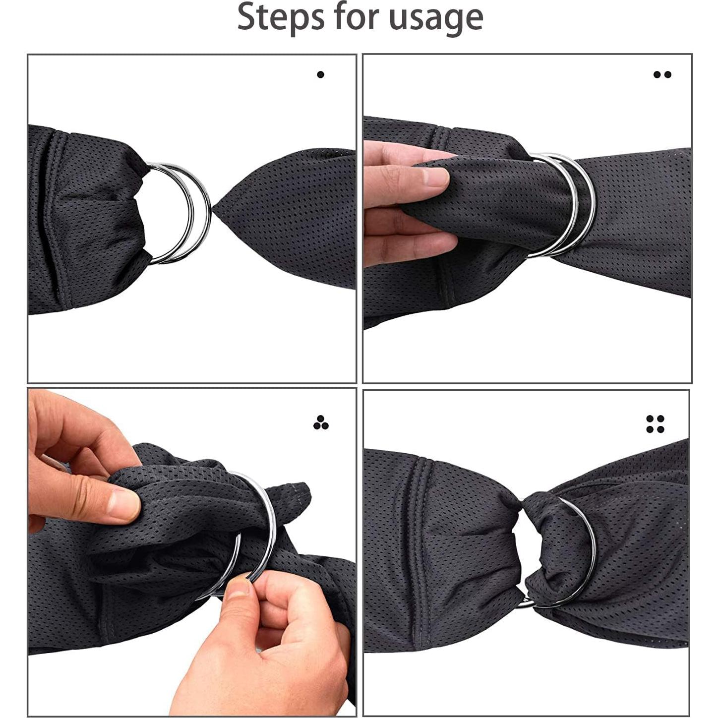 CUBY Porta Bebés Water Baby Sling Azul Oscuro Ajustable Malla