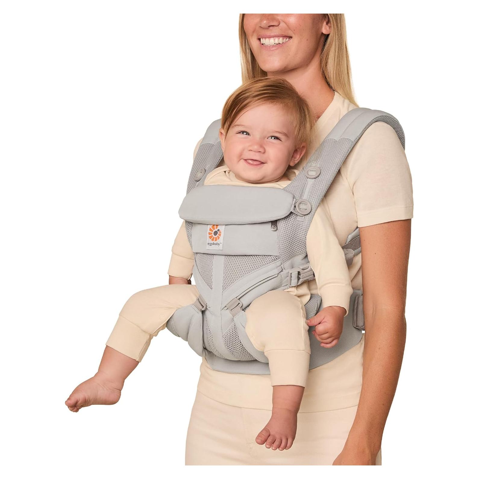 Portabebés Ergobaby Omni 360 Malla Gris Perla 3.2-20.4 kg