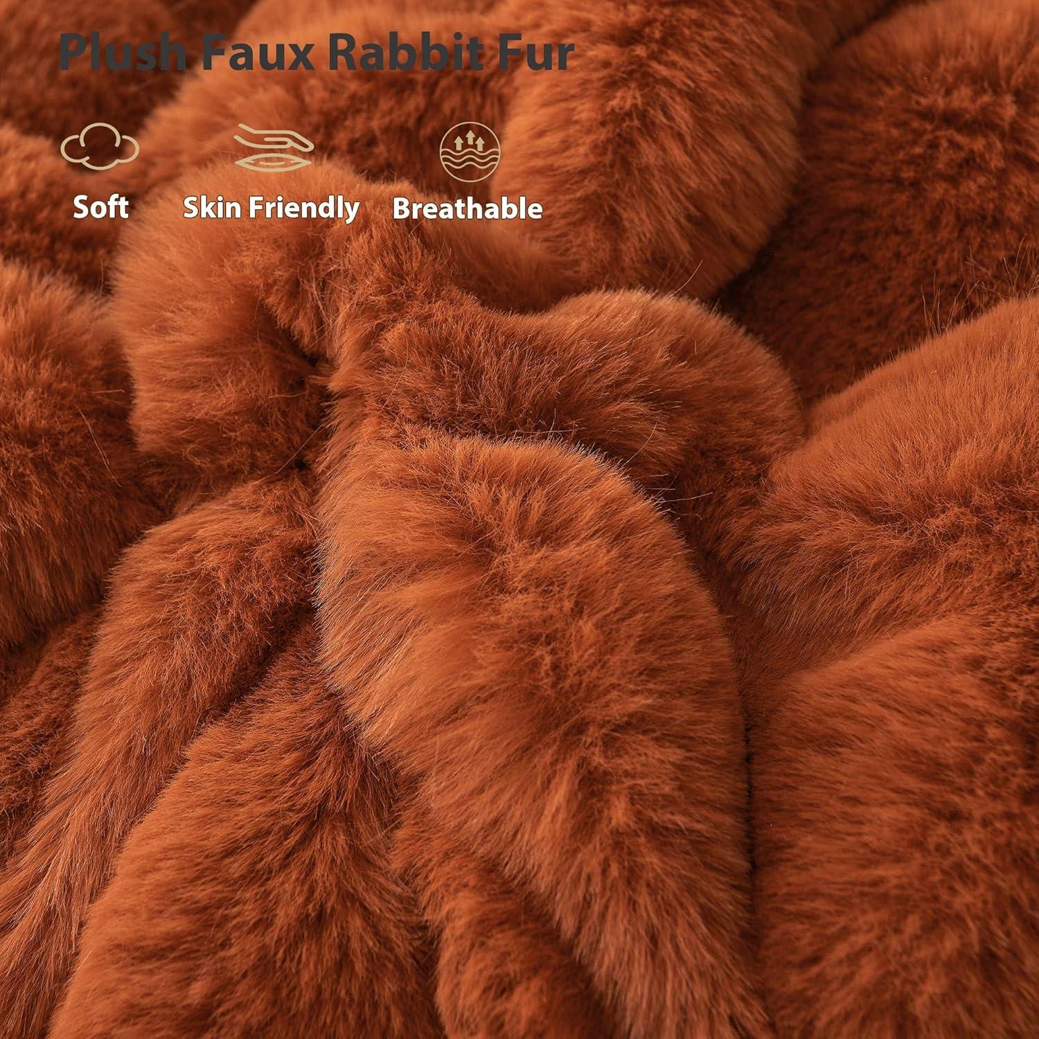 Funda de Almohada de Cuerpo LIFEREVO 54x20cm Naranja Quemado