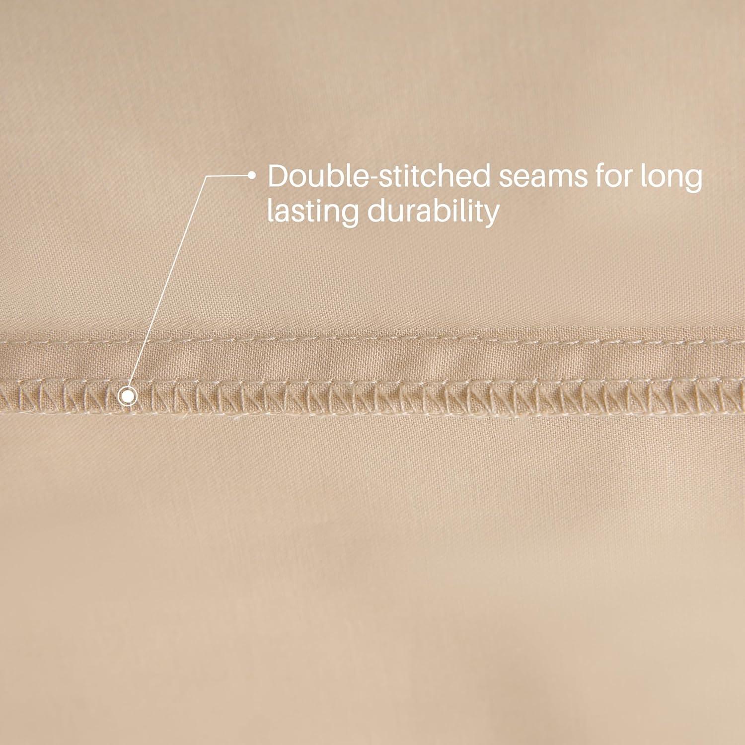 Funda de Almohada Corporal Oubonun 800 Hilos 53x137 cm Beige