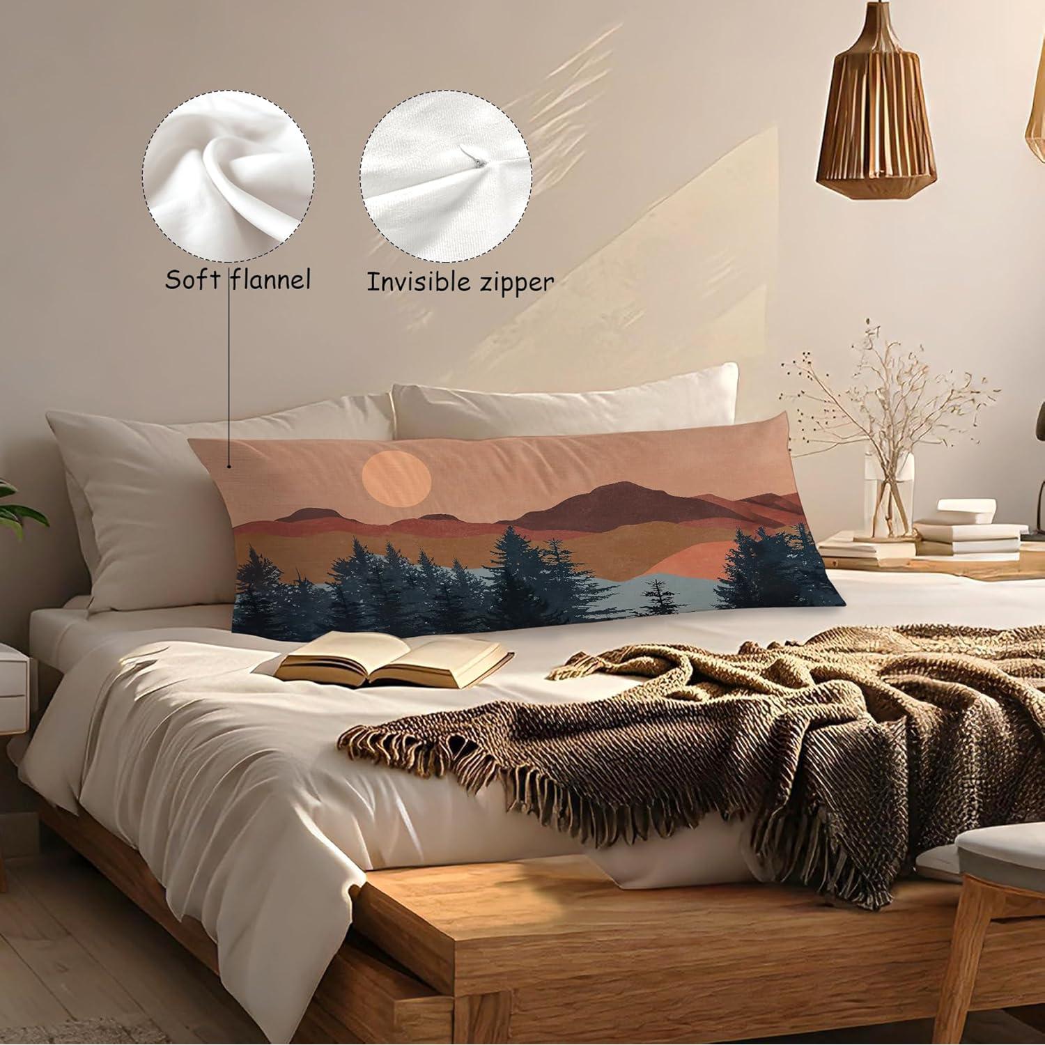 Funda de Almohada Corporal Pleonox 50.8x137.2 cm Moderno Boho