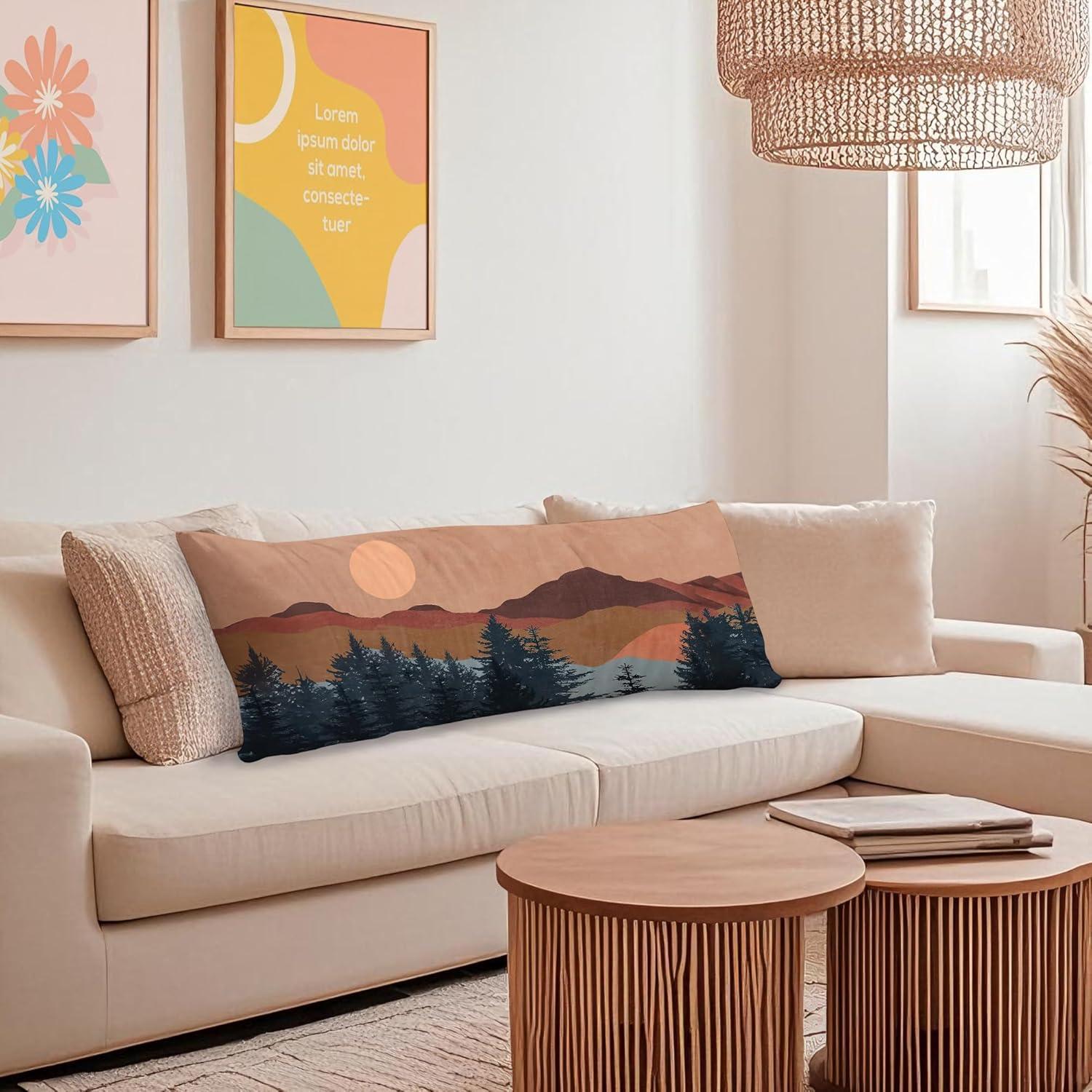 Funda de Almohada Corporal Pleonox 50.8x137.2 cm Moderno Boho