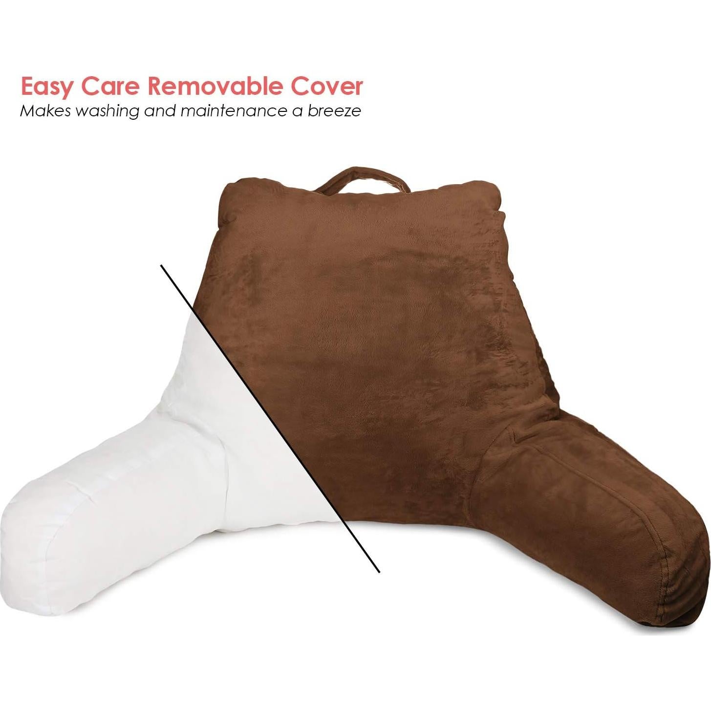 Almohada de Lectura Clara Clark Mediana Espuma Viscoelástica Marrón