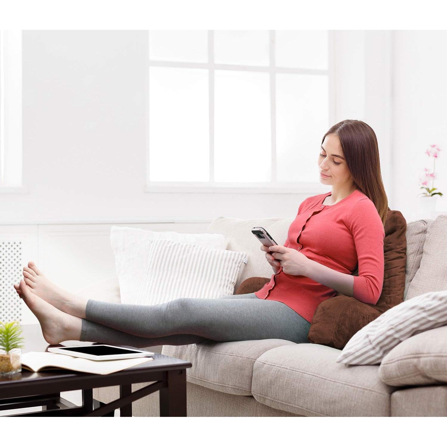 Almohada de Lectura Clara Clark Mediana Espuma Viscoelástica Marrón