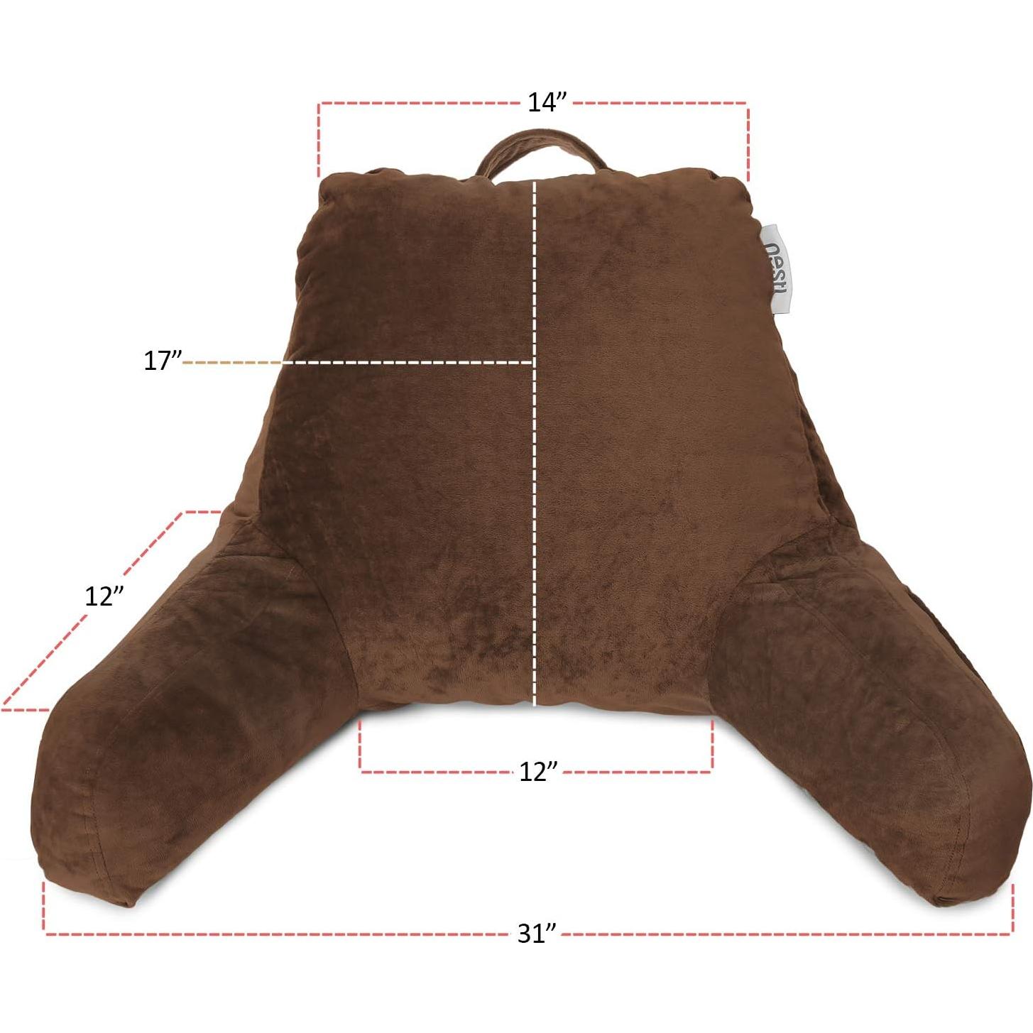 Almohada de Lectura Clara Clark Mediana Espuma Viscoelástica Marrón