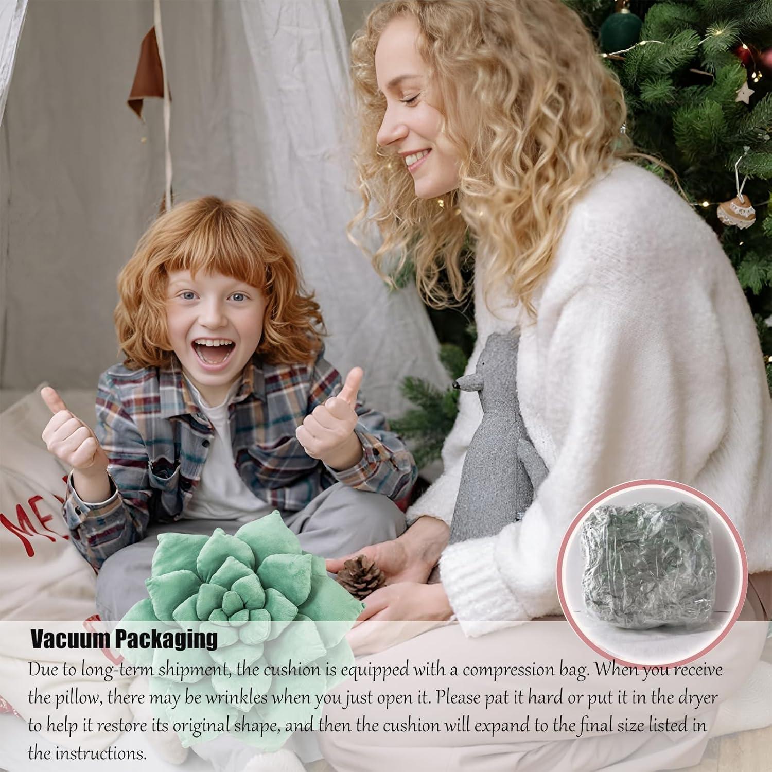 Almohada Decorativa Gerlisay 45 cm Flor Terracota Suave