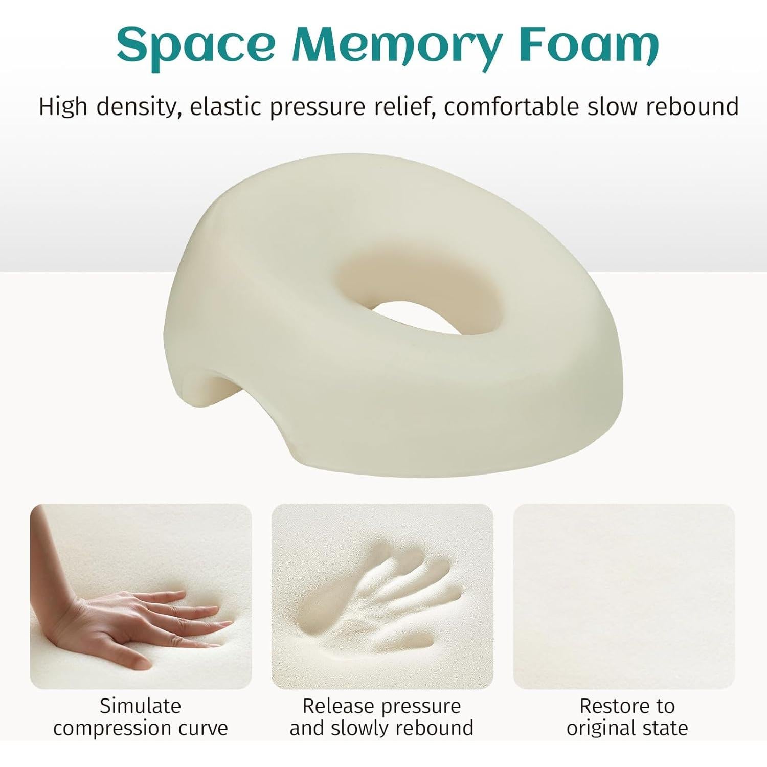 Almohada Boca Abajo Belovedone Espuma de Memoria 32x27cm