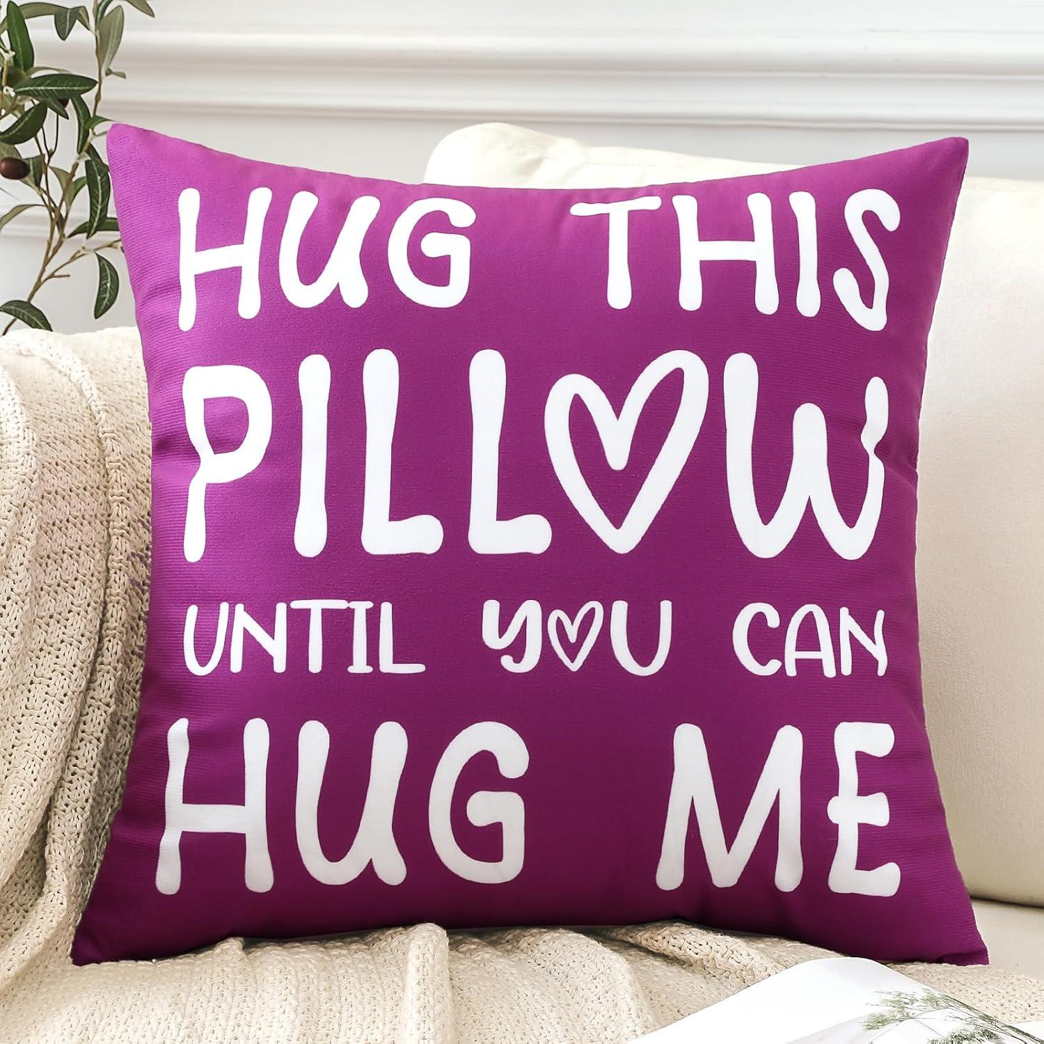 Funda de Cojín OTOSTAR Cuadrada 45.72 cm Franela Púrpura