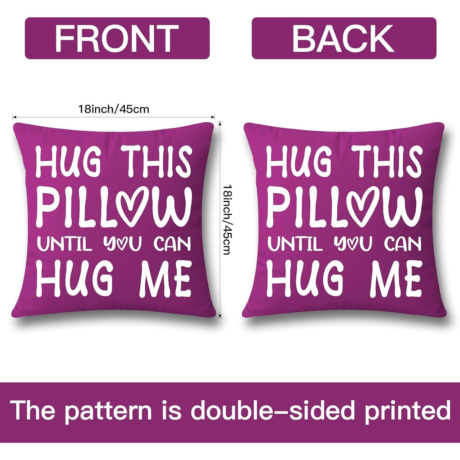 Funda de Cojín OTOSTAR Cuadrada 45.72 cm Franela Púrpura