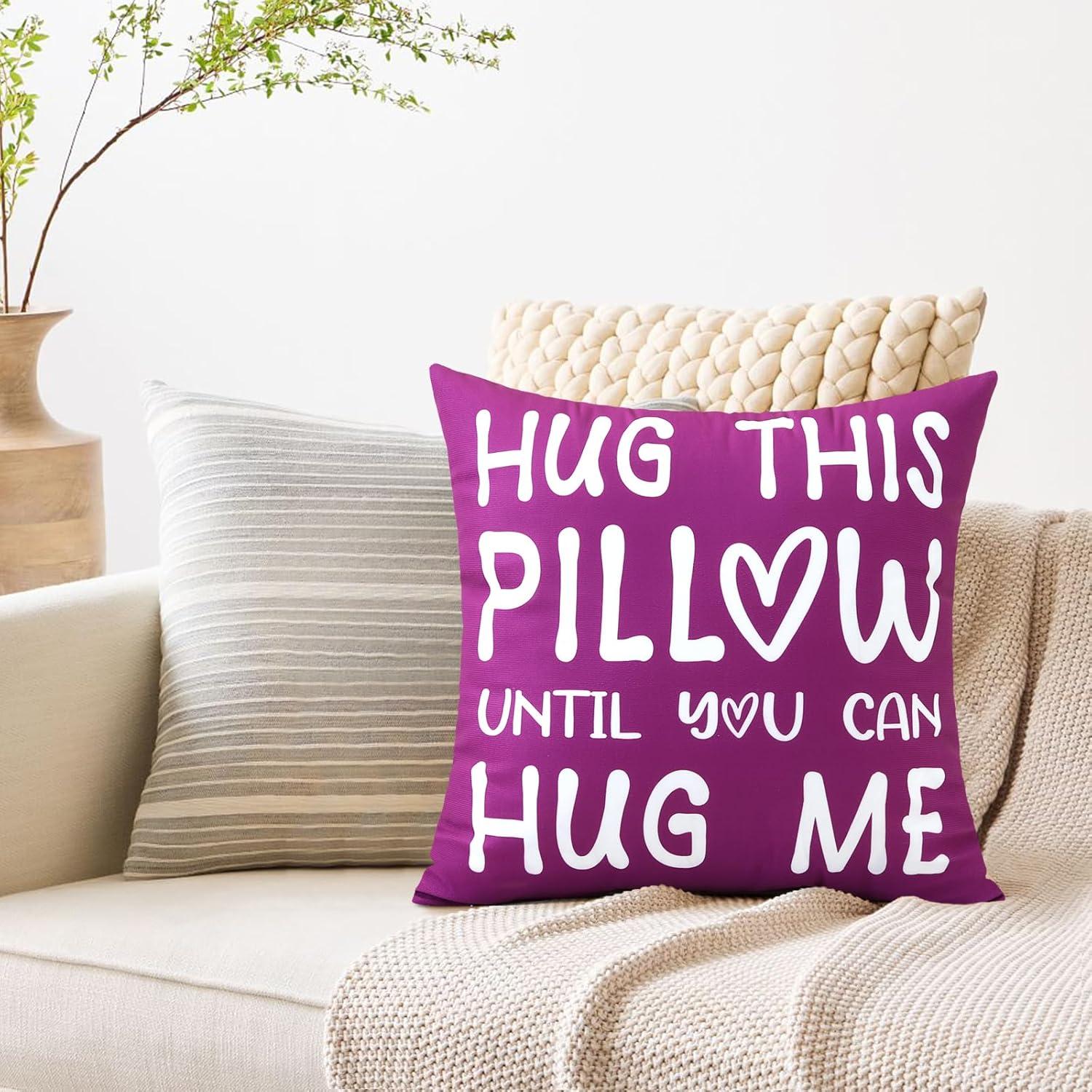 Funda de Cojín OTOSTAR Cuadrada 45.72 cm Franela Púrpura