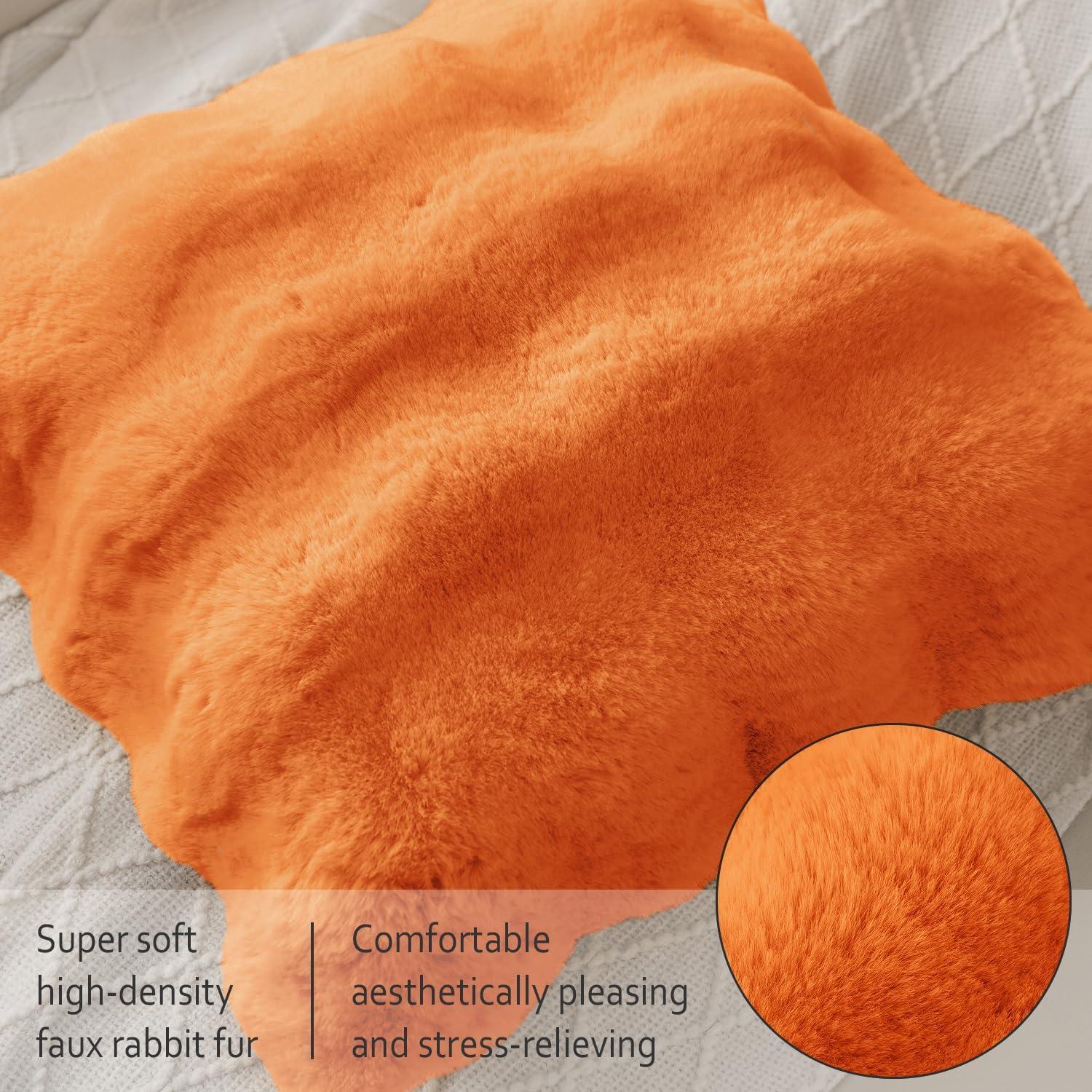 Fundas de Cojín de Piel Sintética Somahe 45x45 cm Juego de 2