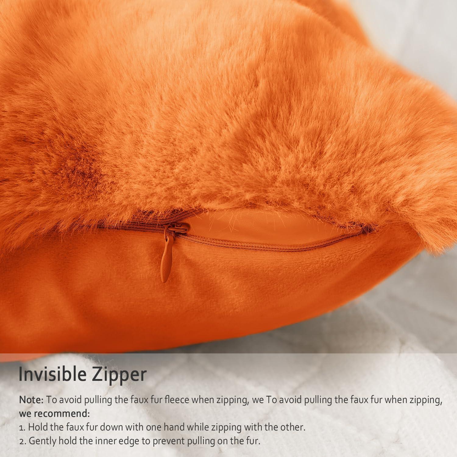 Fundas de Cojín de Piel Sintética Somahe 45x45 cm Juego de 2