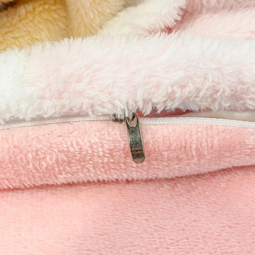 Funda de Almohada Kawaii CinYana Rosa Fresa - 2 Piezas 50.8x66cm