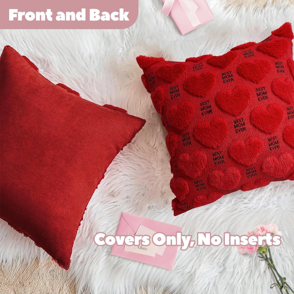 Funda de Cojín Bordada OECTVD 45x45 cm Mejor Mamá