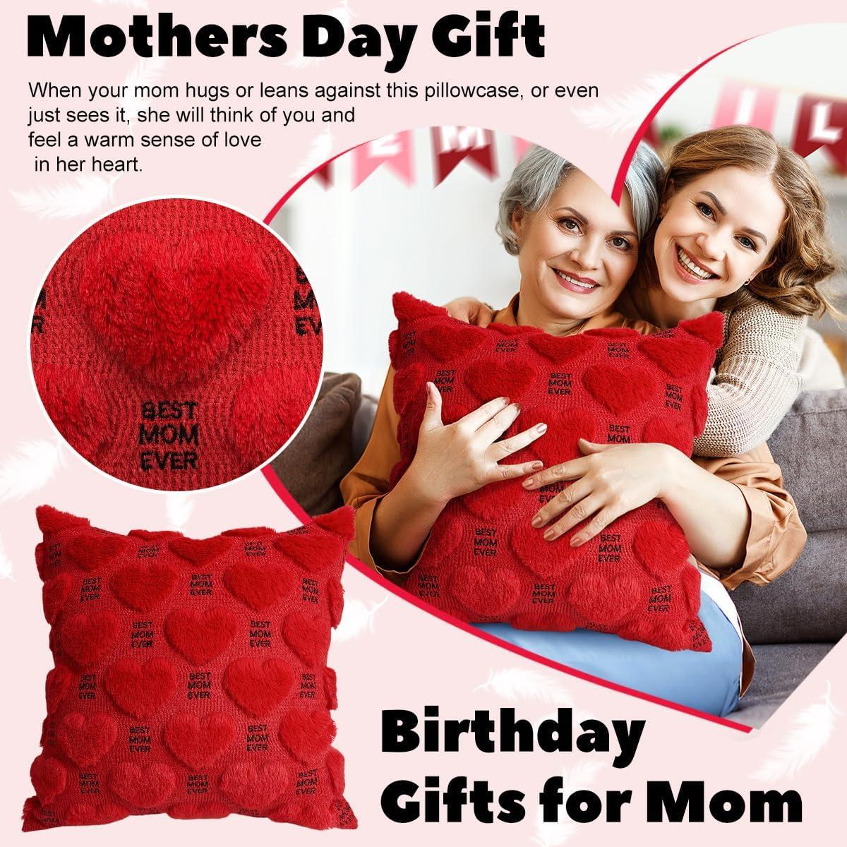 Funda de Cojín Bordada OECTVD 45x45 cm Mejor Mamá