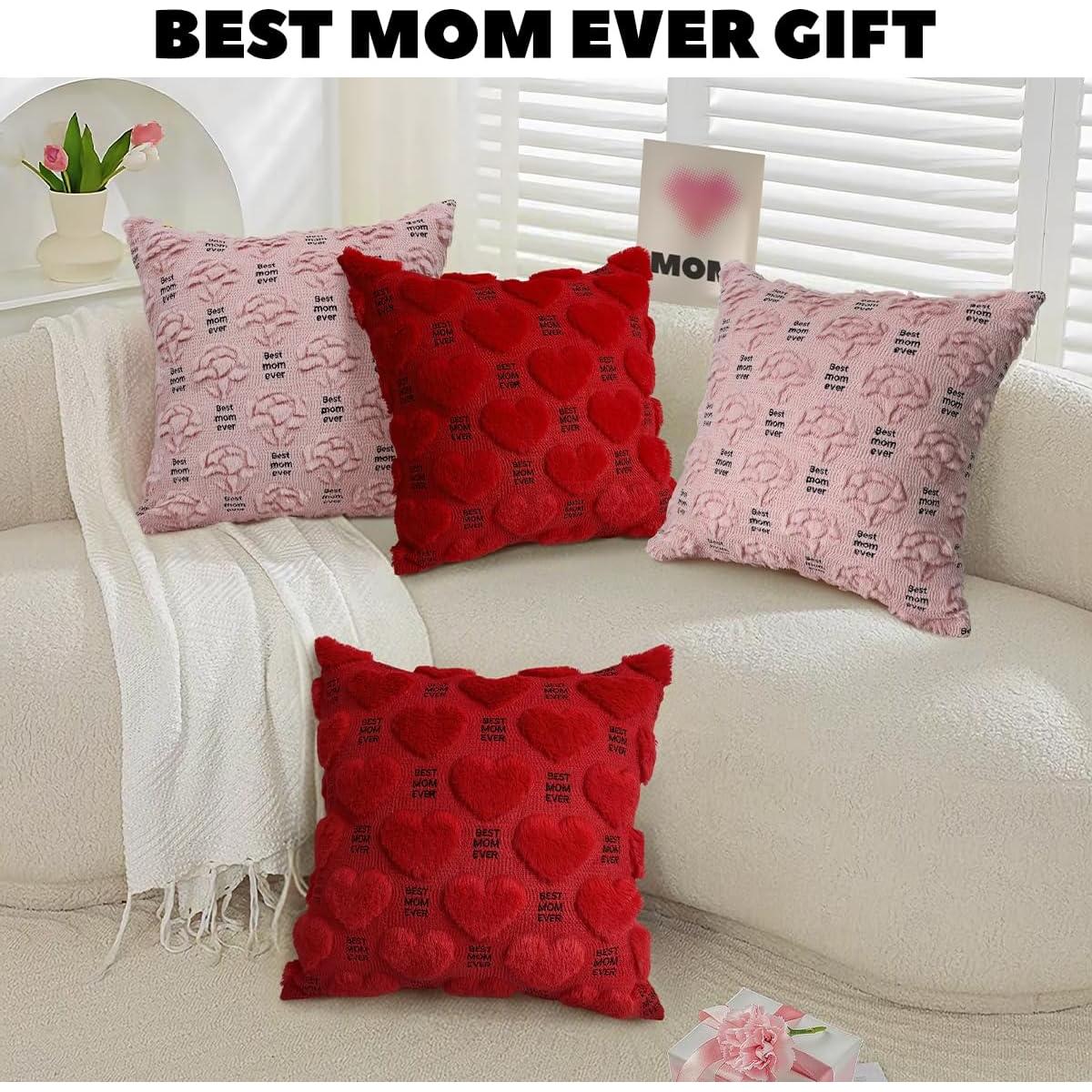 Funda de Cojín Bordada OECTVD 45x45 cm Mejor Mamá