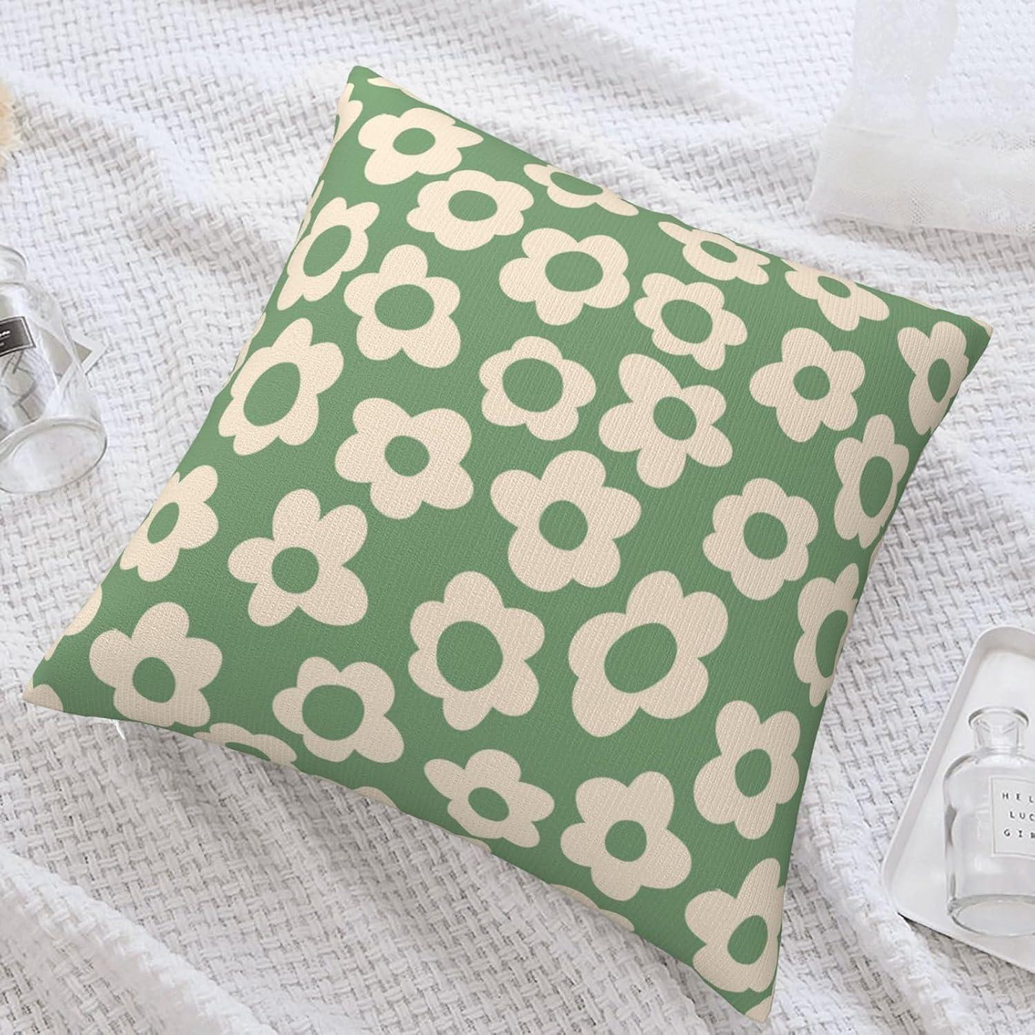 Funda de Cojín Cuadrada Befodam 45x45 cm Flores Psicodélicas