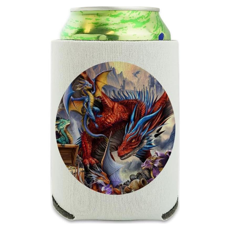 Enfriador de Bebidas Dragón Rojo - Funda Aislante 355 ml