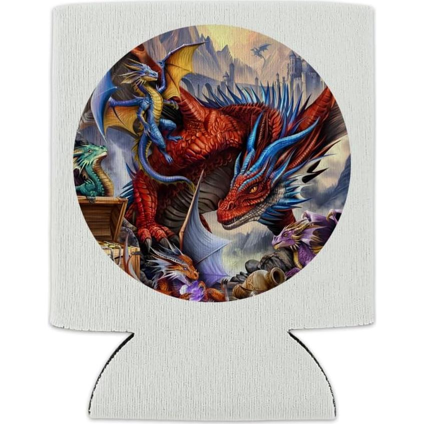 Enfriador de Bebidas Dragón Rojo - Funda Aislante 355 ml