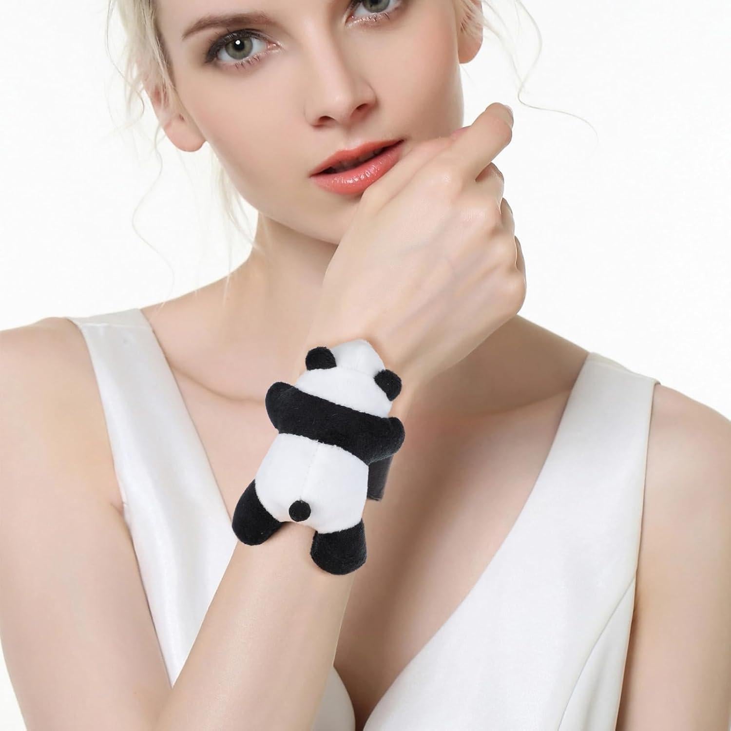Brazalete de Golpe Panda Abaodam 11x10x9cm Juguete de Peluche