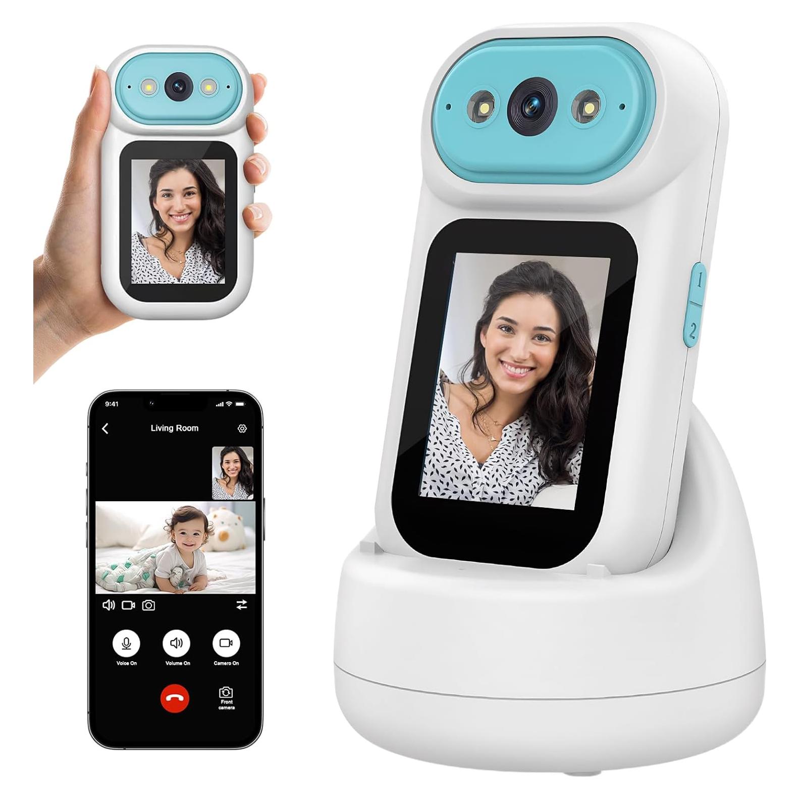 Cámara Inteligente MYPIN 2K para Videollamadas y Seguridad