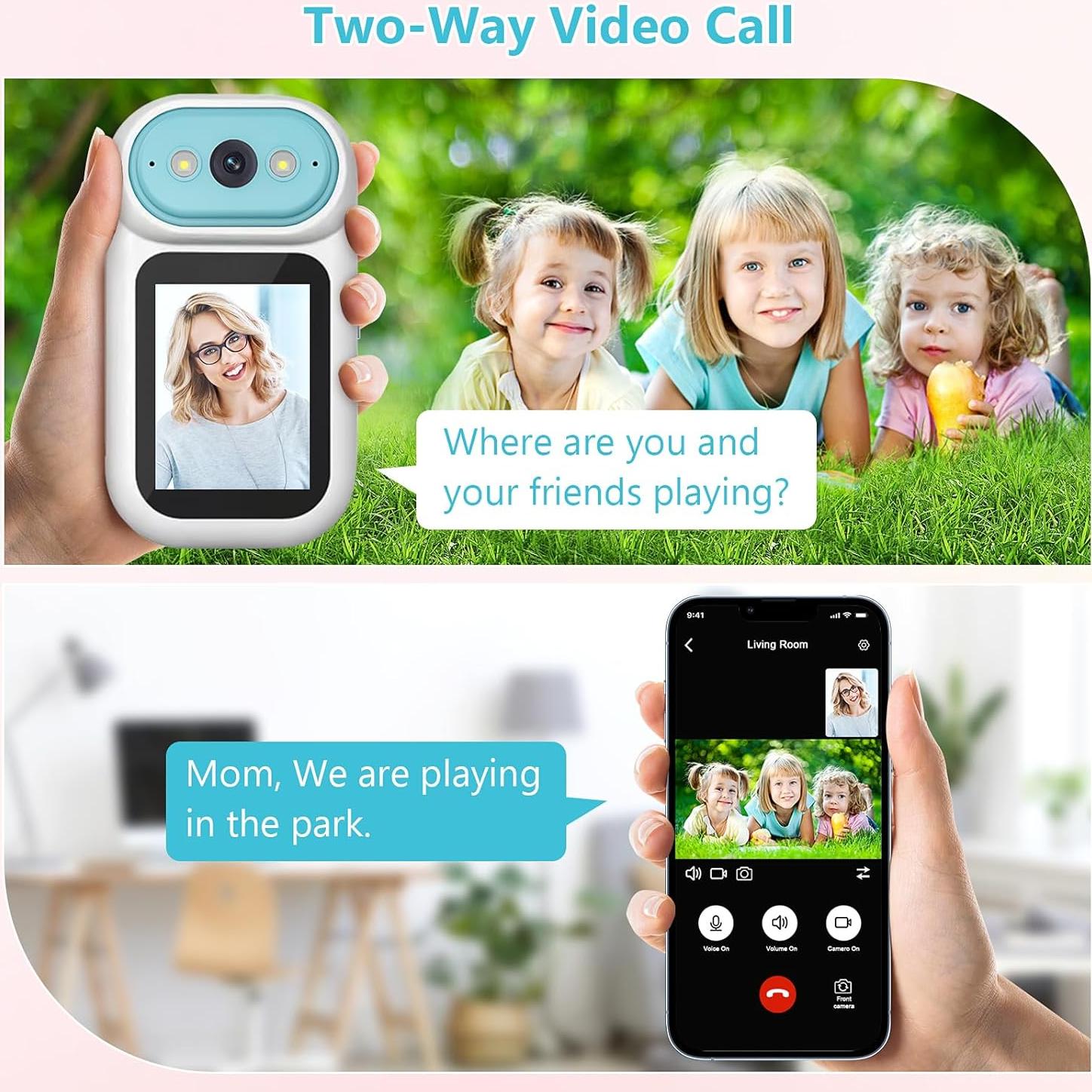 Cámara Inteligente MYPIN 2K para Videollamadas y Seguridad