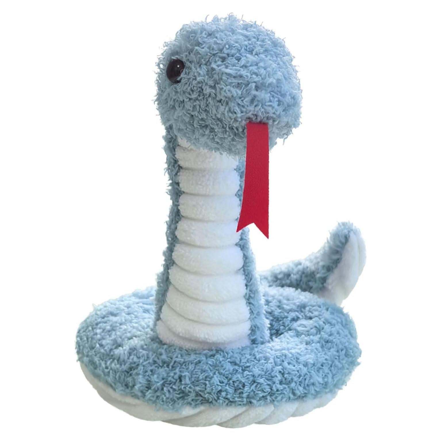 Juguete de Peluche Serpiente Azul Doindute 43.5 cm Suave