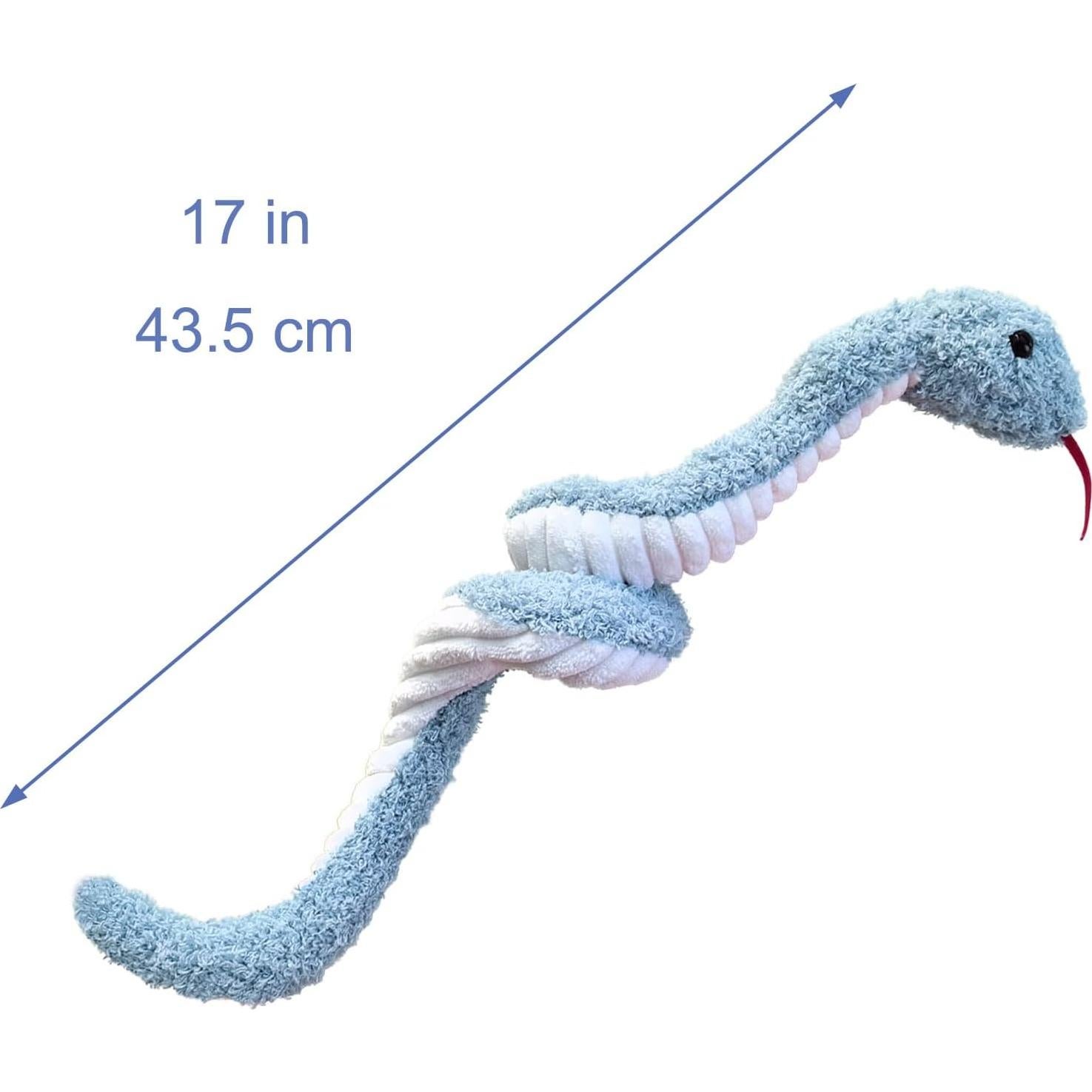 Juguete de Peluche Serpiente Azul Doindute 43.5 cm Suave