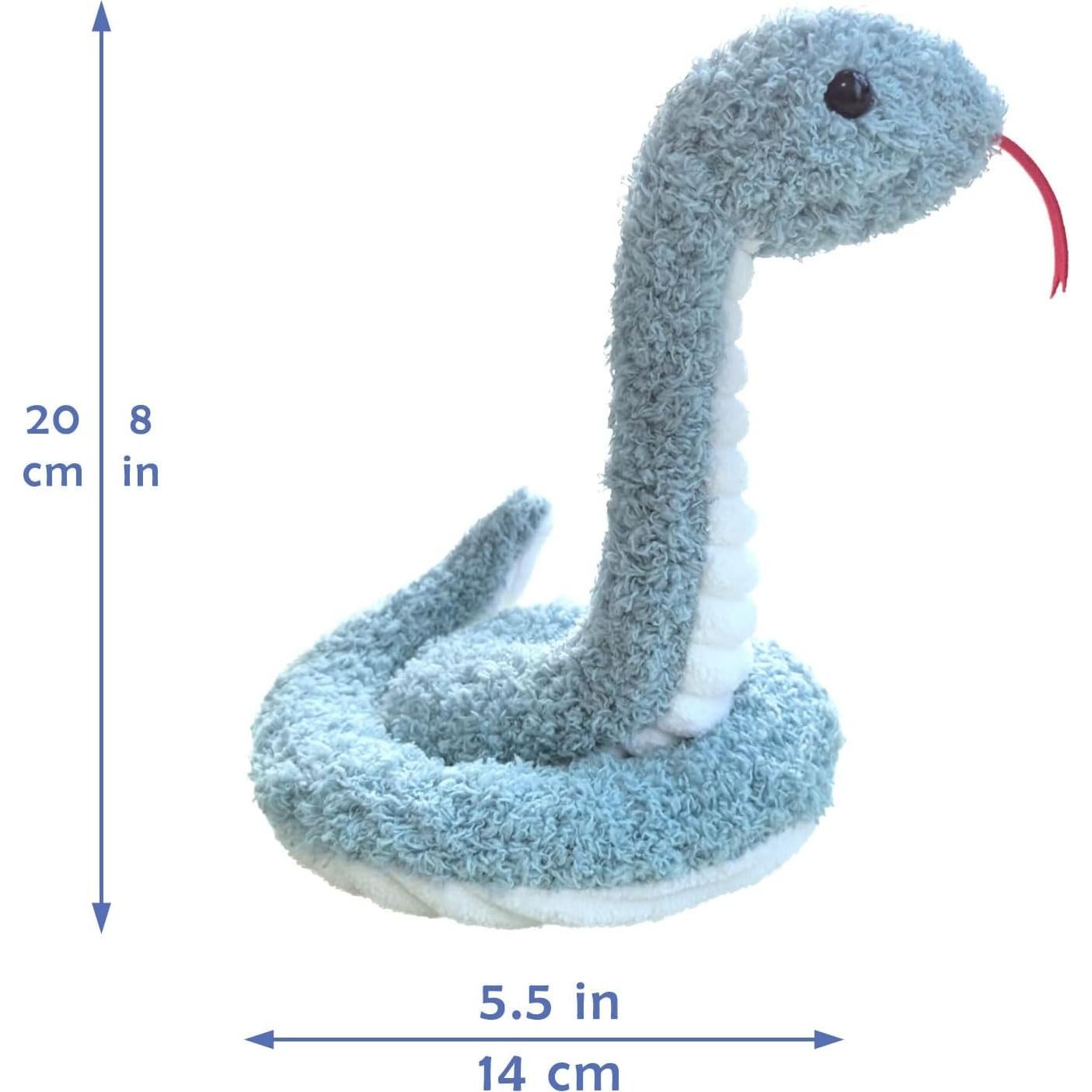Juguete de Peluche Serpiente Azul Doindute 43.5 cm Suave