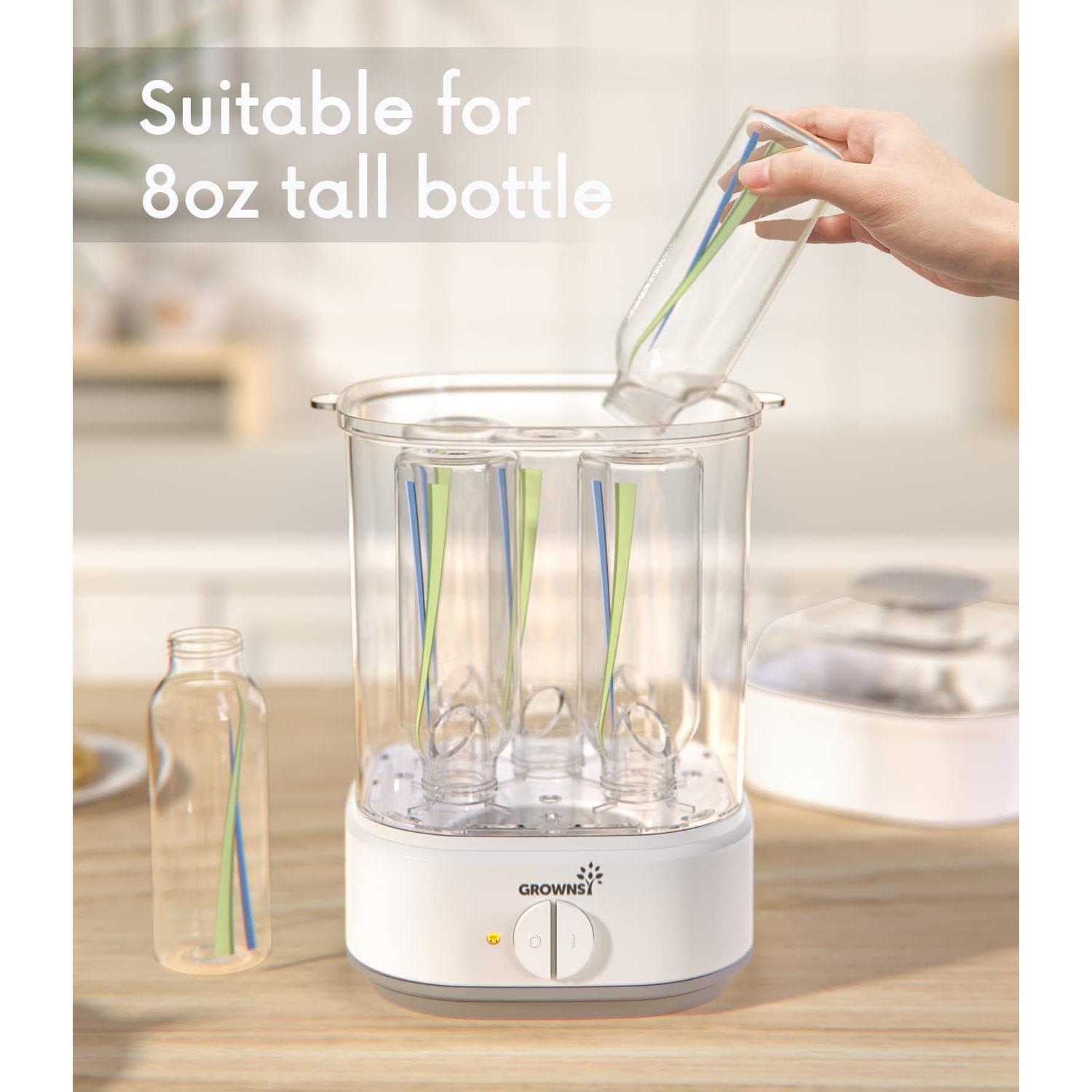 Esterilizador de Botellas Grownsy 8 Minutos 360° Desinfección