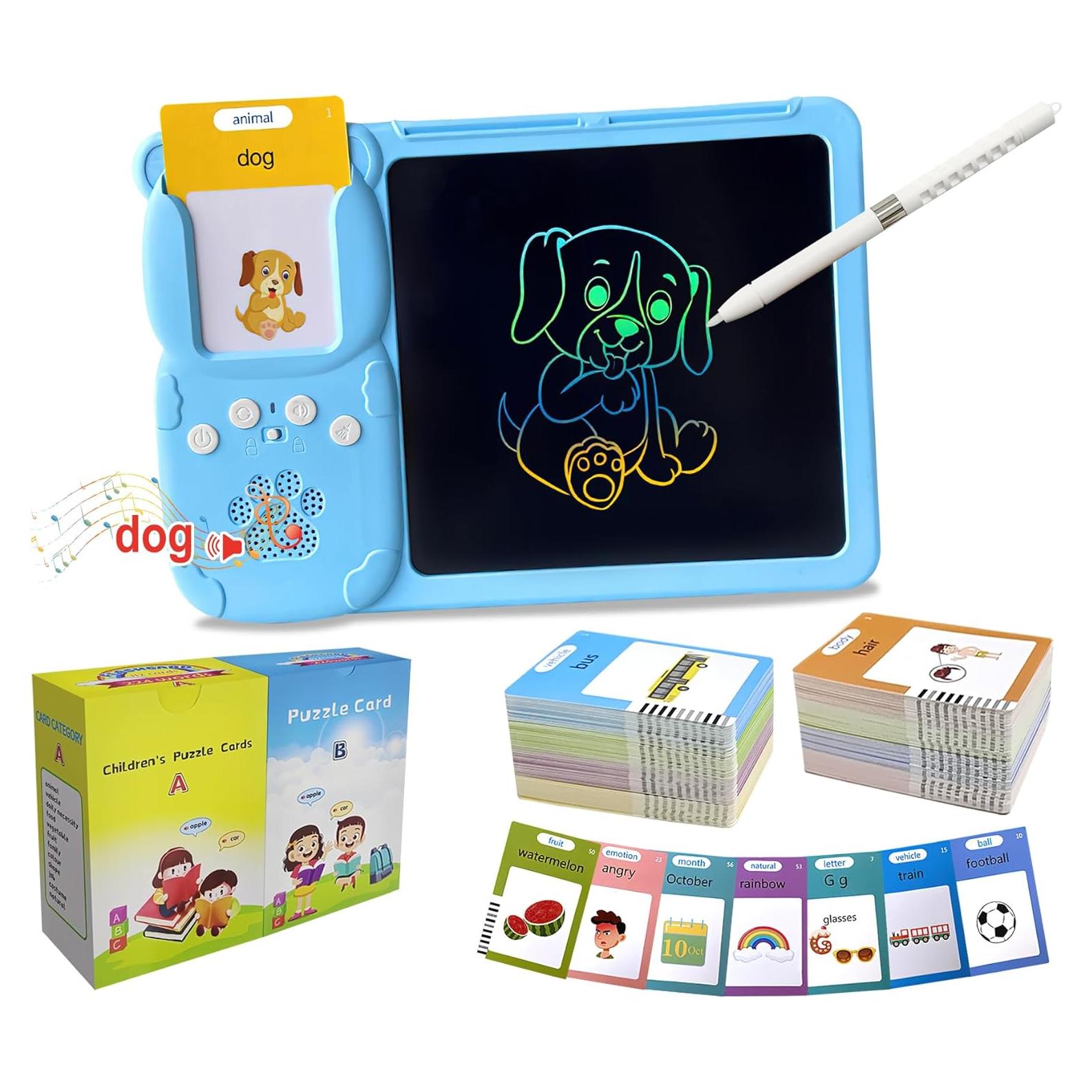 Tableta de Dibujo Rylai para Niños con Tarjetas de Flash 510 Palabras