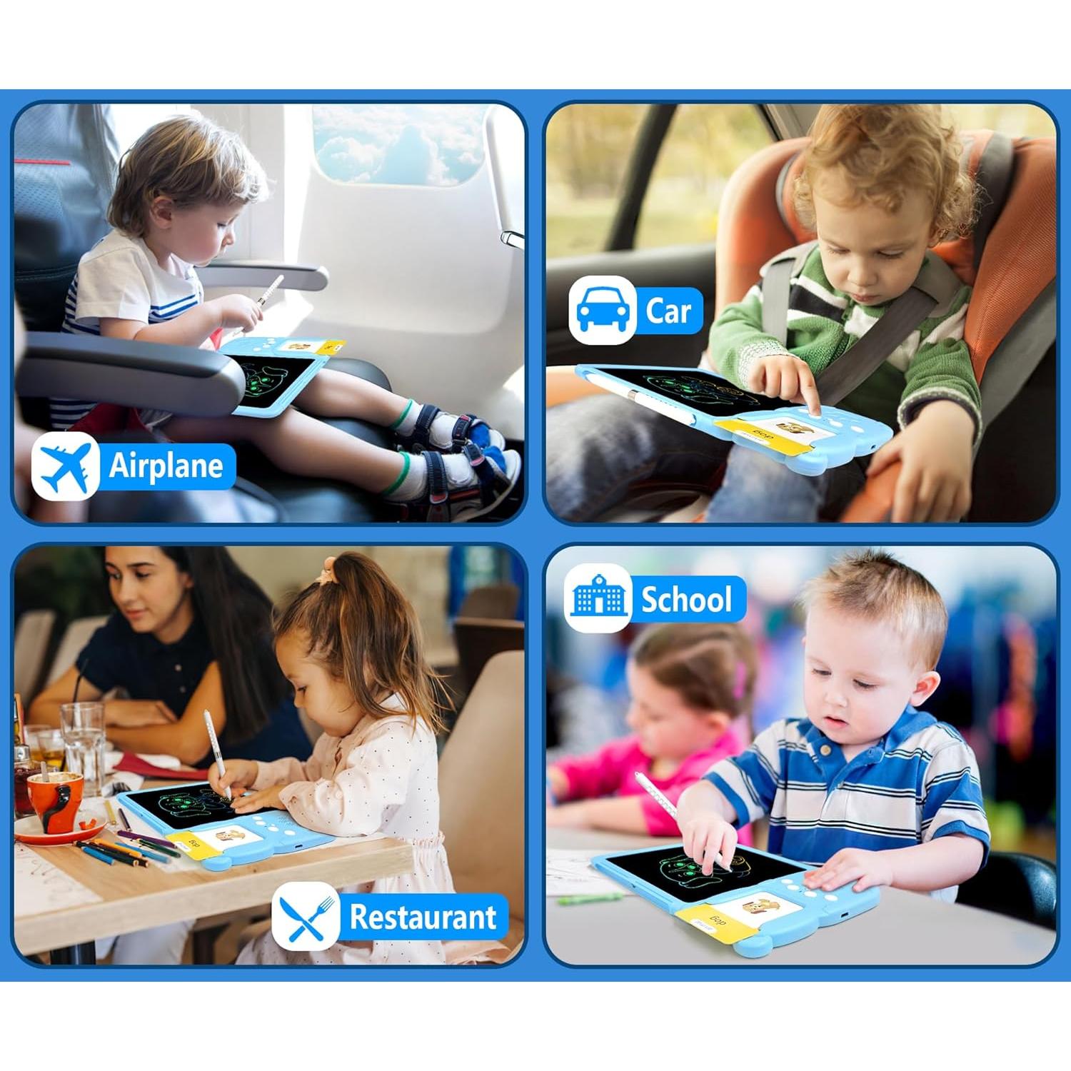Tableta de Dibujo Rylai para Niños con Tarjetas de Flash 510 Palabras
