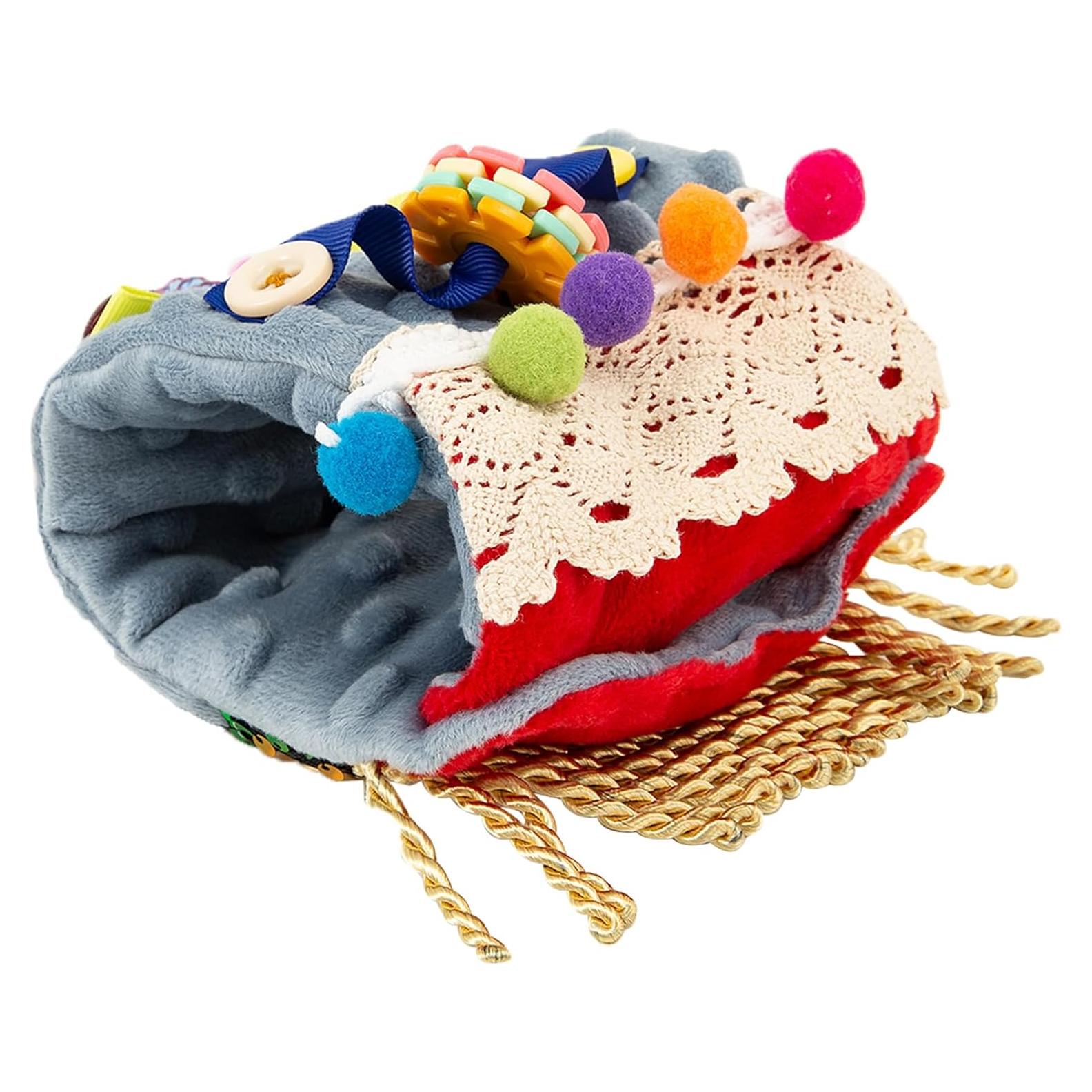 Manta Sensorial Fidget Cuff LKLKKC Azul para Alzheimer y Demencia