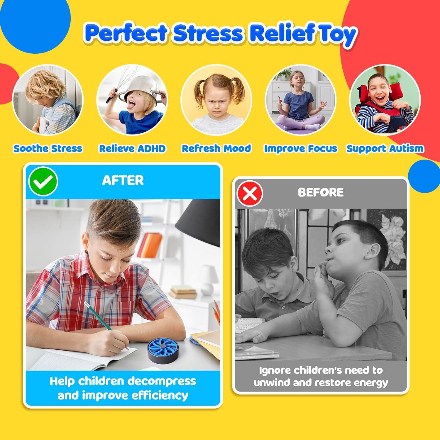 Juguetes Sensoriales Antiestrés 3D para Niños y Adultos - Alivio de Ansiedad