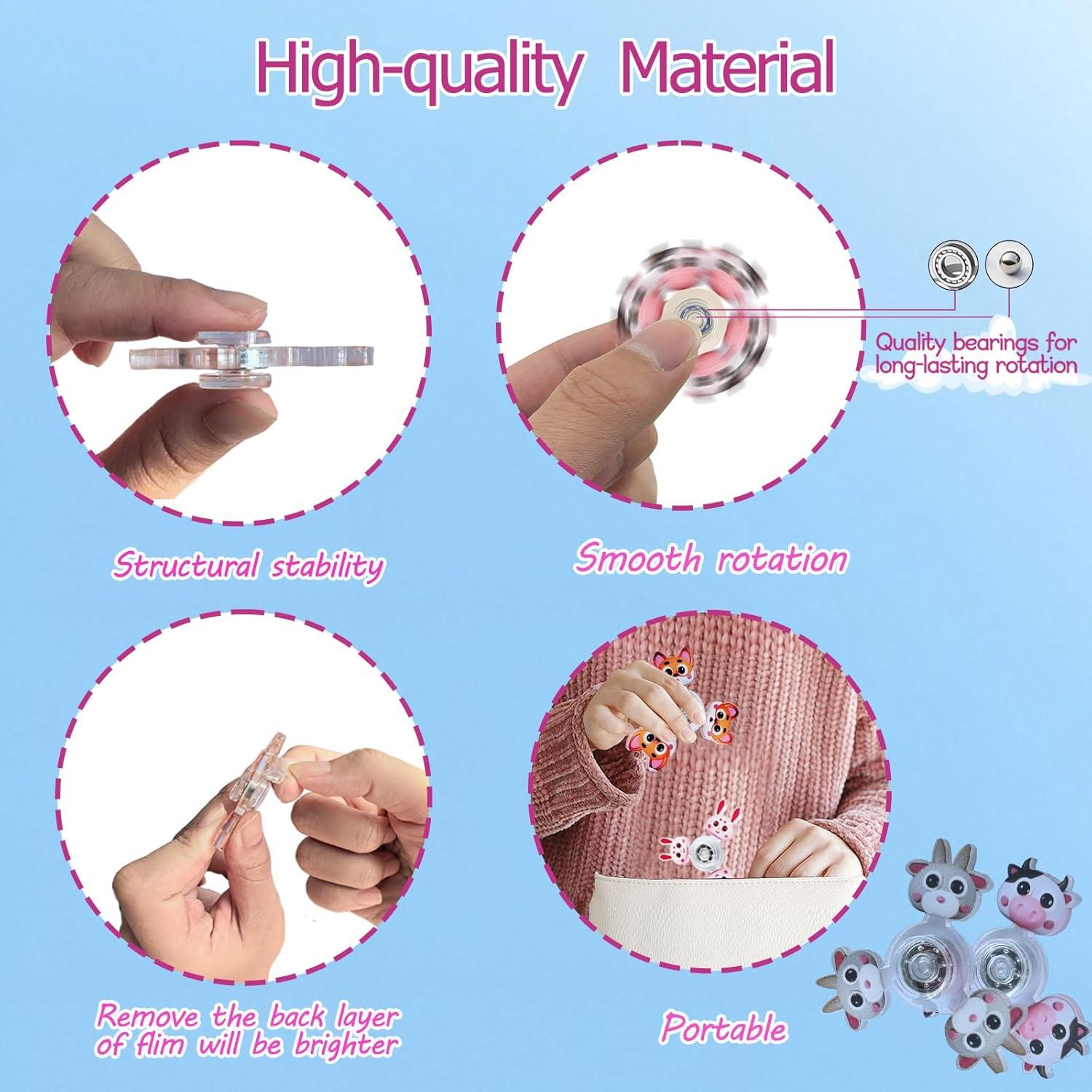 Paquete de 30 Juguetes Fidget Spinner YAIUERL para Niños