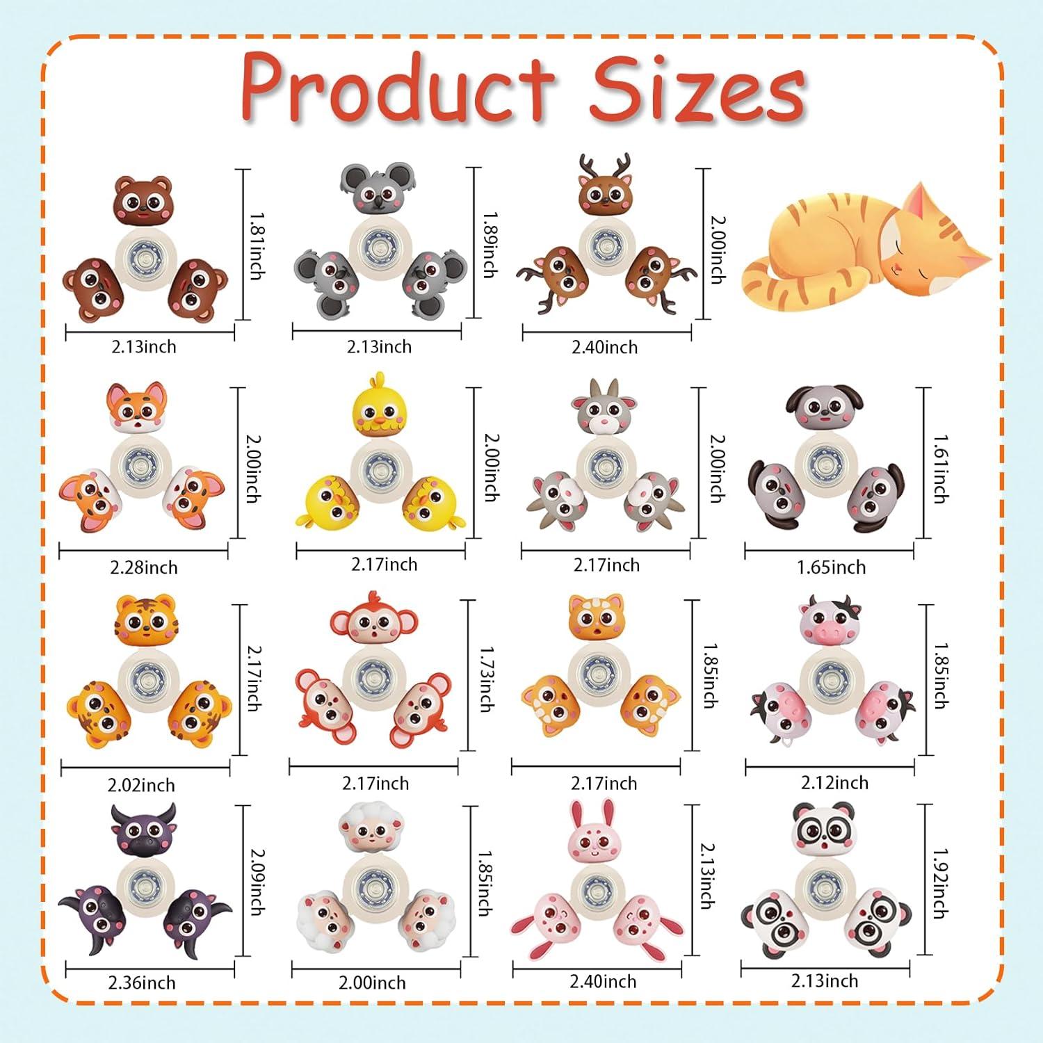 Paquete de 30 Juguetes Fidget Spinner YAIUERL para Niños