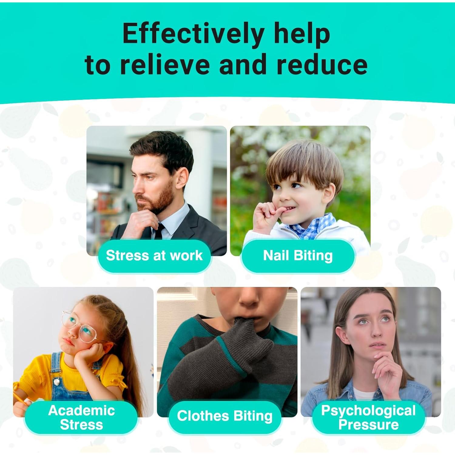 Collar Masticable Sensorial Tilcare - Paquete de 3 Crayones