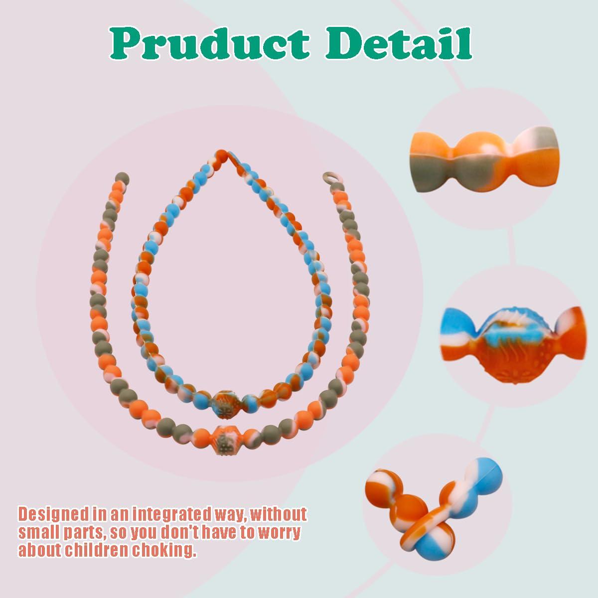 Collares Masticables Sensoriales Choneer para Niños - 2 Pcs