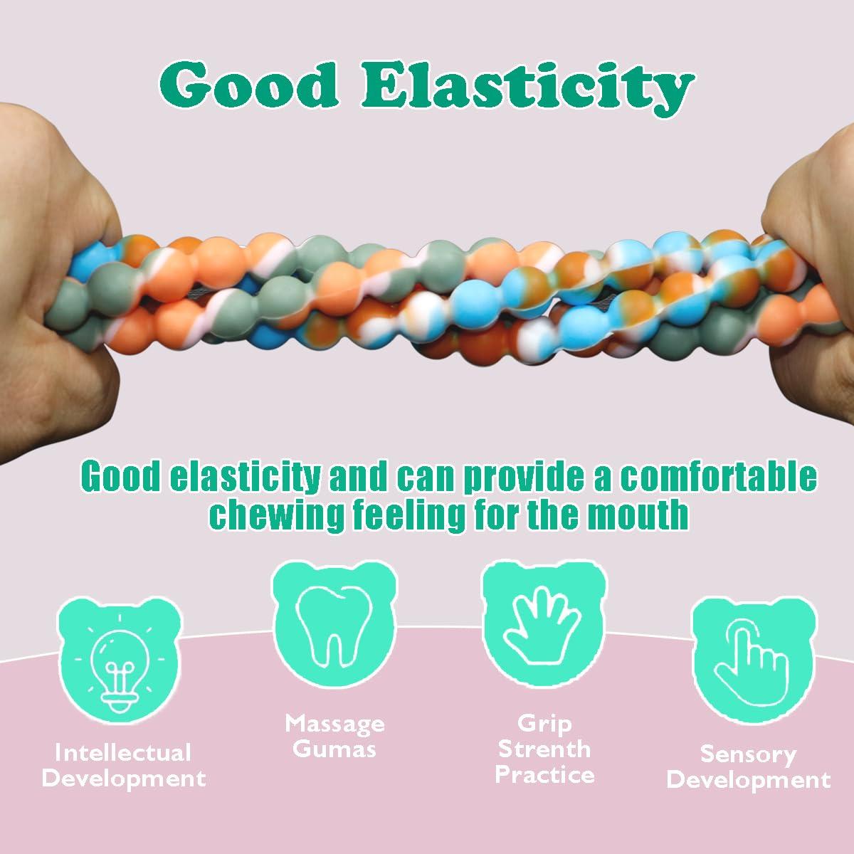 Collares Masticables Sensoriales Choneer para Niños - 2 Pcs