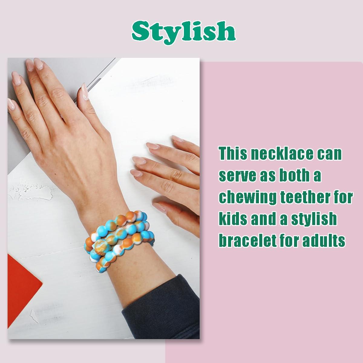 Collares Masticables Sensoriales Choneer para Niños - 2 Pcs