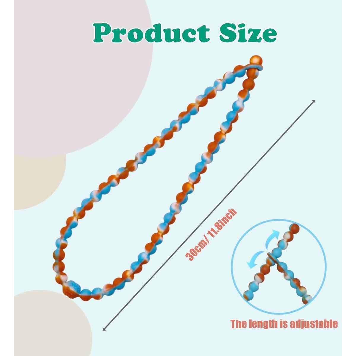 Collares Masticables Sensoriales Choneer para Niños - 2 Pcs