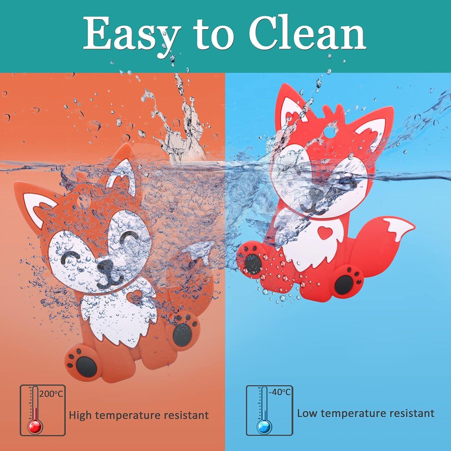 Collares Masticables Silicona LeeYean para Niños - Paquete de 2