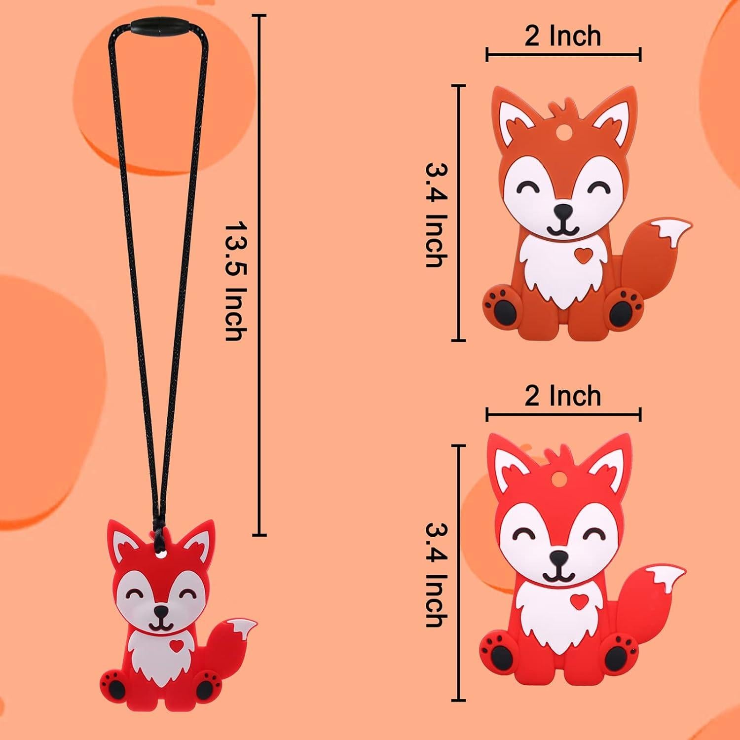 Collares Masticables Silicona LeeYean para Niños - Paquete de 2