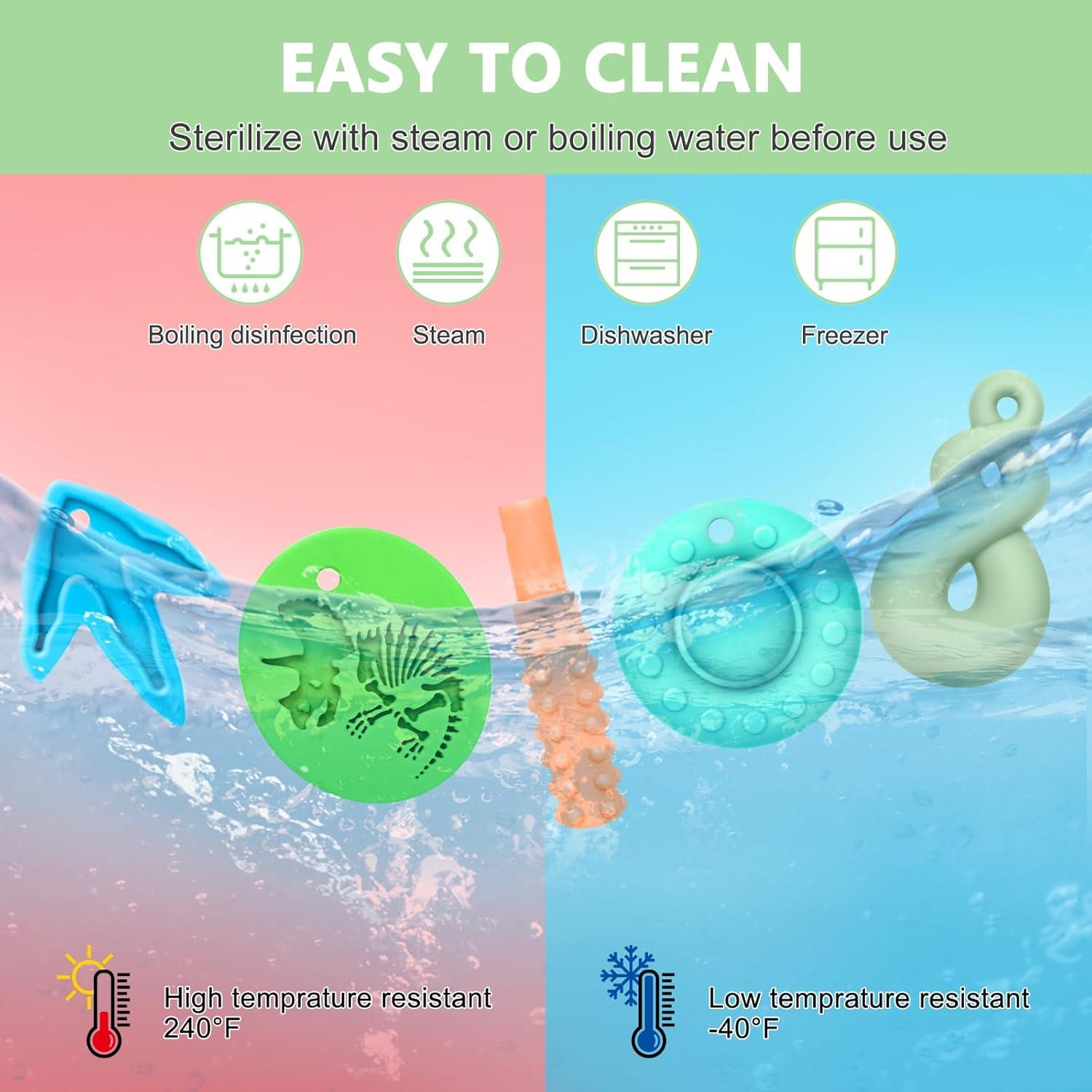 Collares Masticables Sensory MR.TIMELAG - Paquete de 5 Unidades