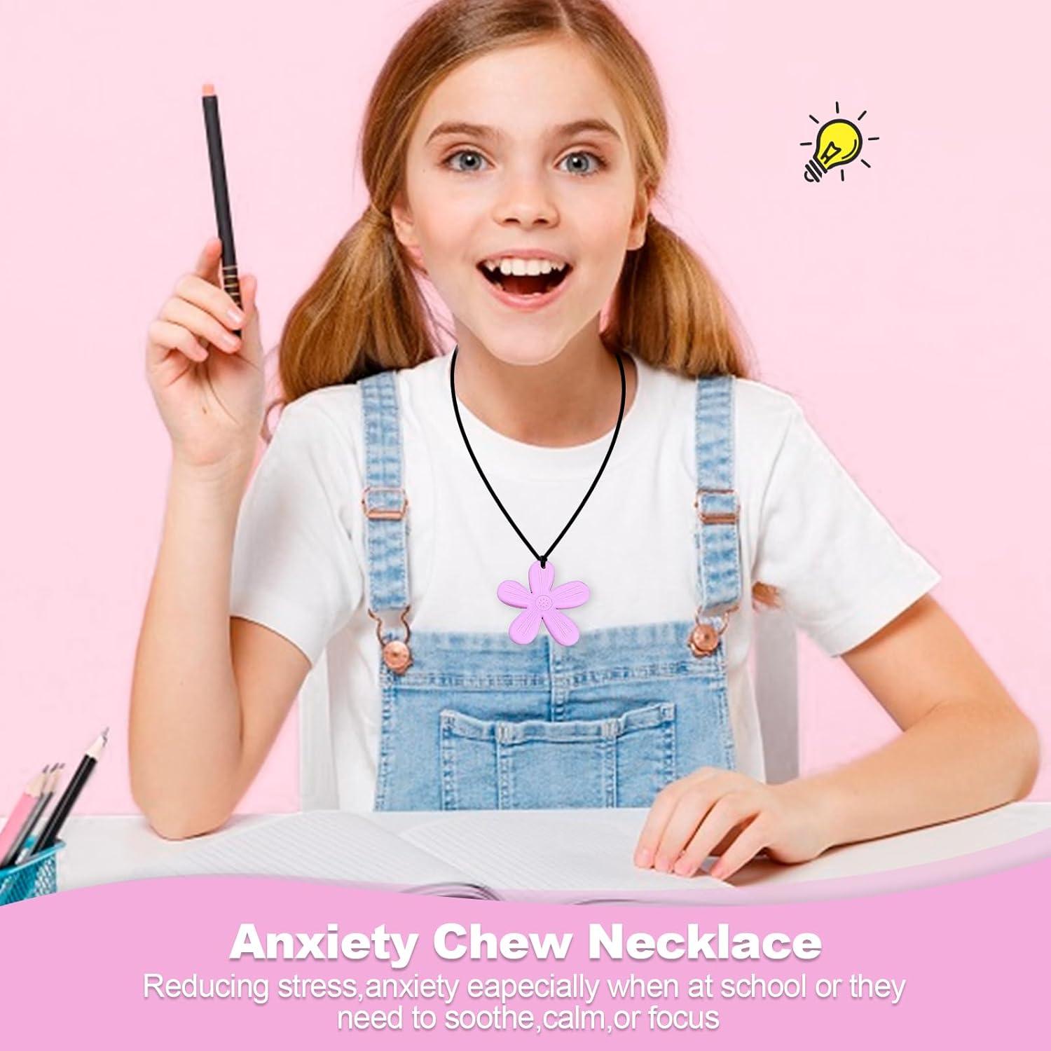 Collares de Dentición de Silicona 3 Piezas para Autismo