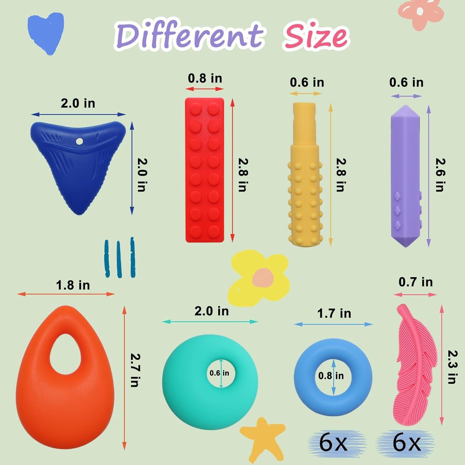 Paquete de 24 Juguetes Fidget Sensoriales Hoaisun para Alivio de Ansiedad