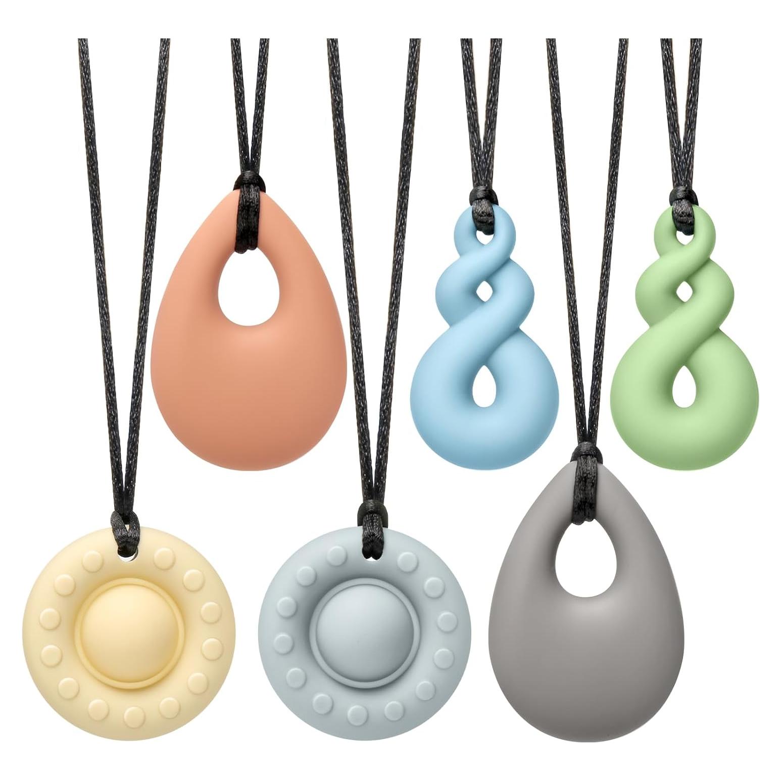 Juguetes Sensoriales Masticables MISSLILI - 6 Piezas Silicona