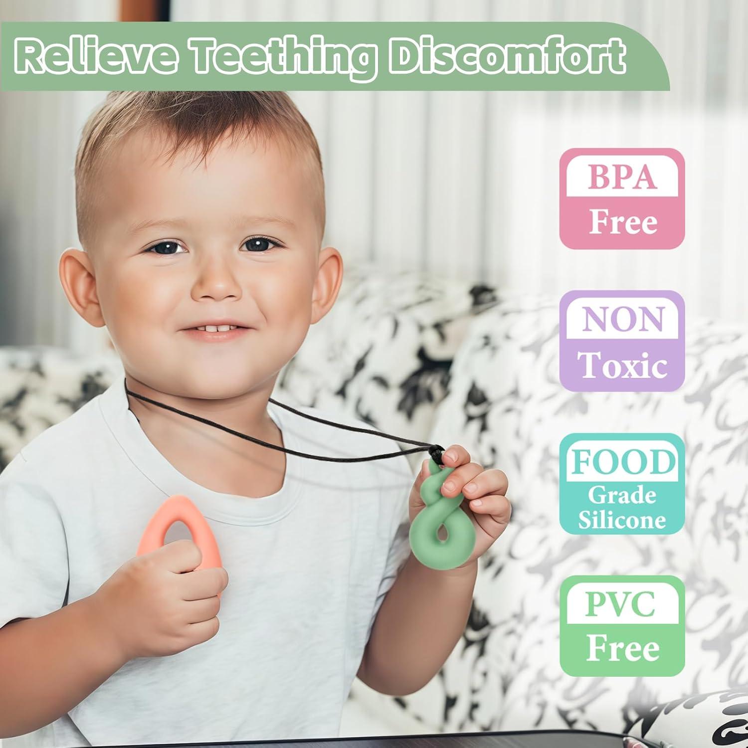 Juguetes Sensoriales Masticables MISSLILI - 6 Piezas Silicona